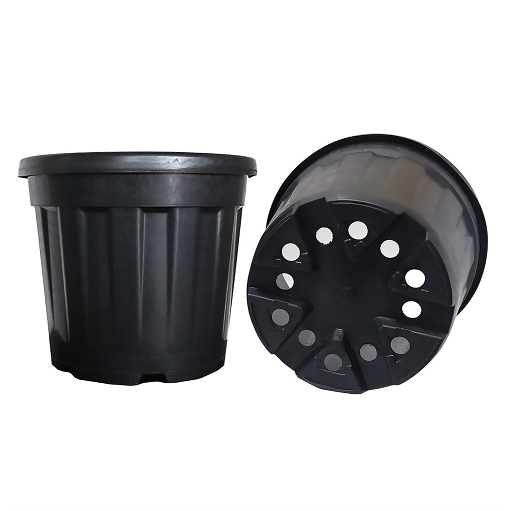 VASO COSMO NERO - Ø EST. CM 60 - Ø EST. CM 55 - H CM 47 - LT 90